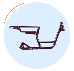 <br>Stahlrahmen